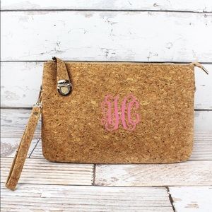 CORK CROSSBODY CLUTCH ! Personalize It !